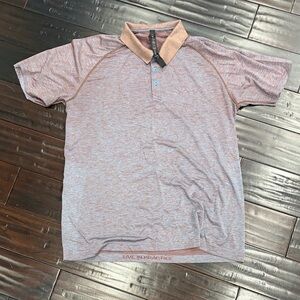 lululemon athletica Heathered Polo Shirt - Light Pink